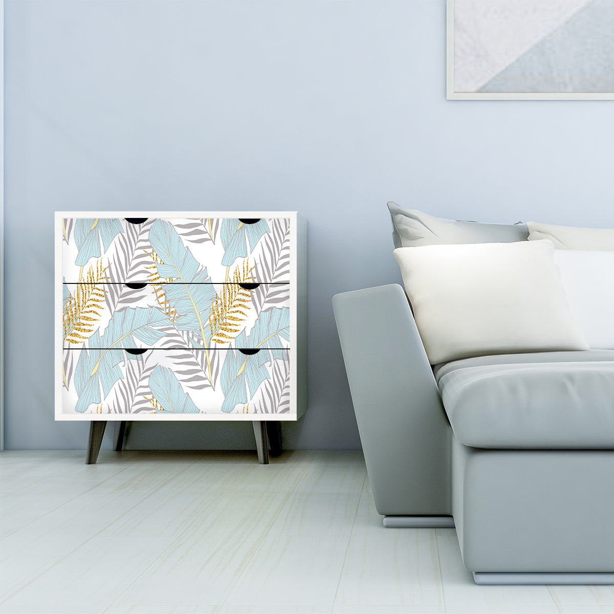 Vinilo Tropical para Muebles Modelo 653
