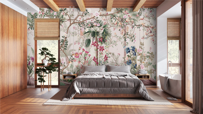 Mural Jardín Tropical con Flores Silvestres - MT570