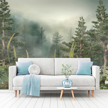 Mural Tropical Bosque Neblinoso - MT562