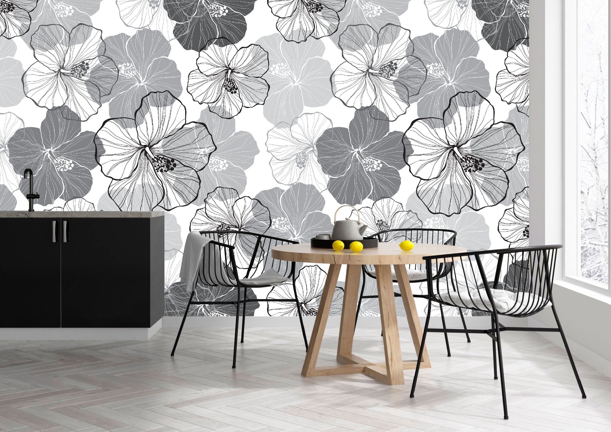 Vinilo Mate Floral - Modelo 1218