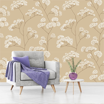 Mural flores blancas - MT363