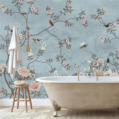Mural Tropical Campestre Floral - MT308