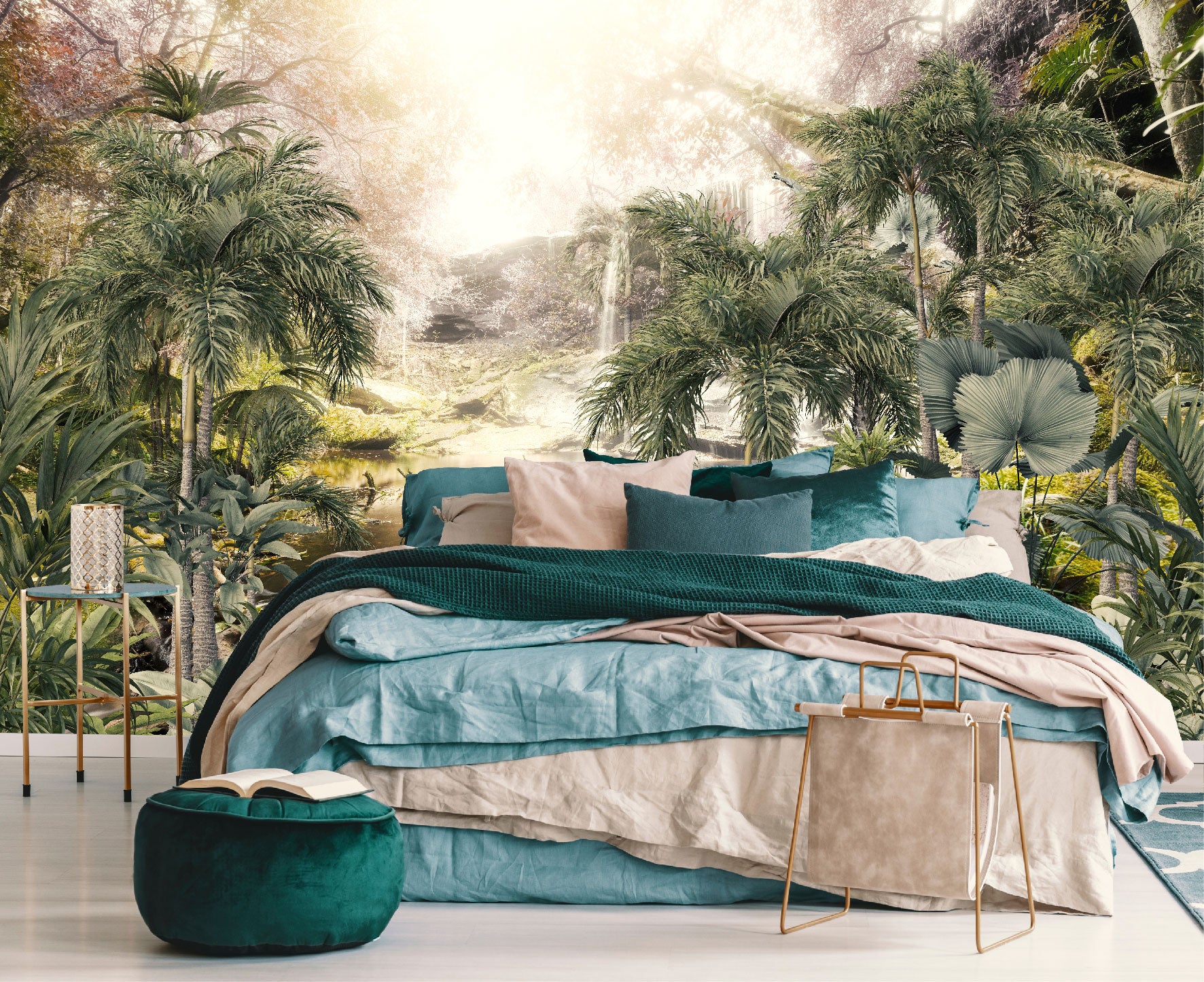Mural Bosque Tropical con Lago - MT144