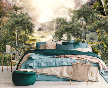 Mural Bosque Tropical con Lago - MT144