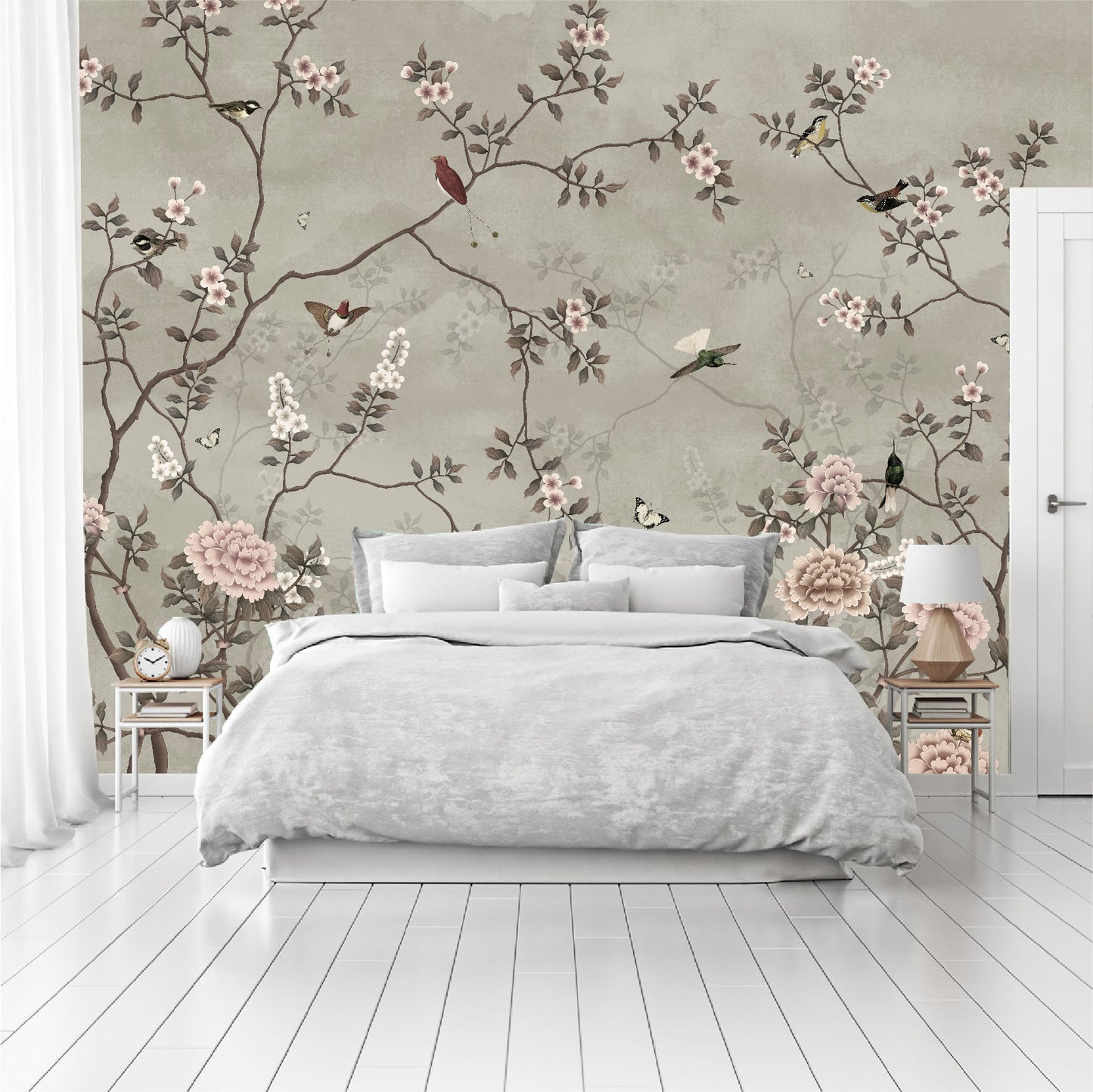Mural Tropical Campestre Floral - MT309