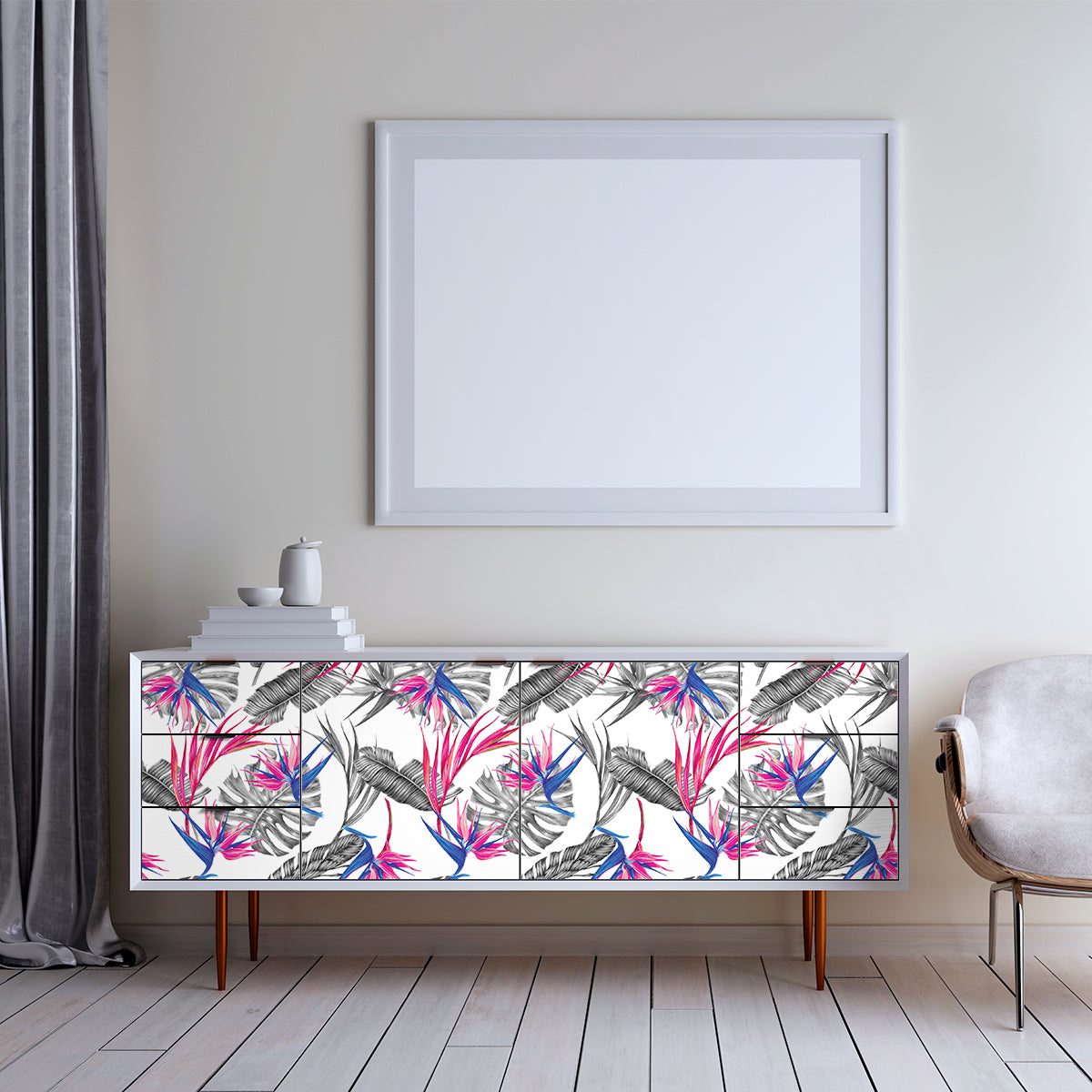 Vinilo Tropical para Muebles Modelo 1314