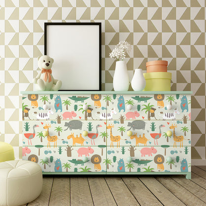 Vinilo para Muebles Animales Savannah - MI019