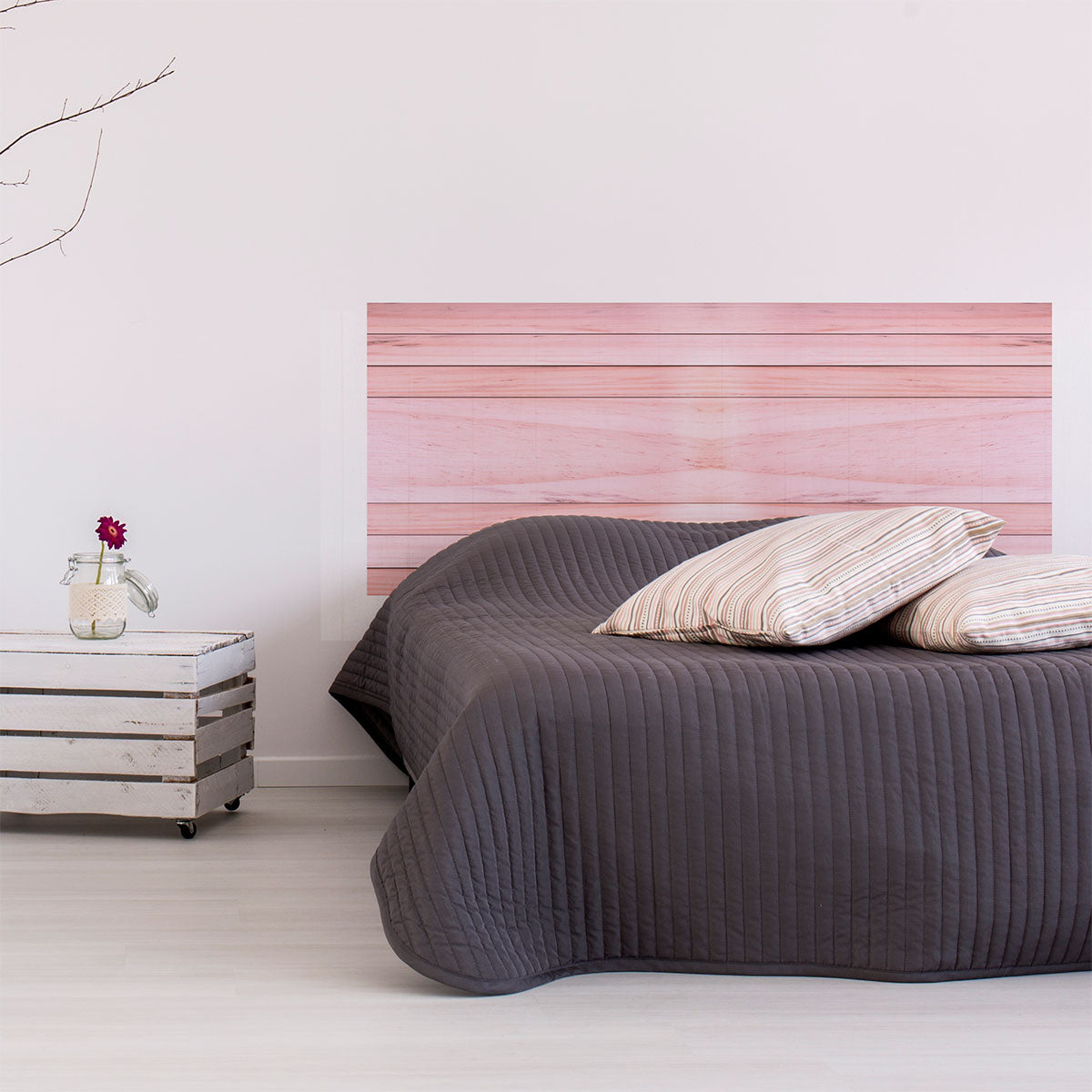 Cabecera Modelo Simil Madera Rosa - C004