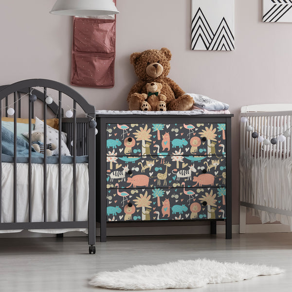 Vinilo para Muebles Animales Africano - MI085
