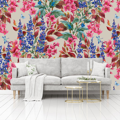 Mural Flores de Jardín - MT245