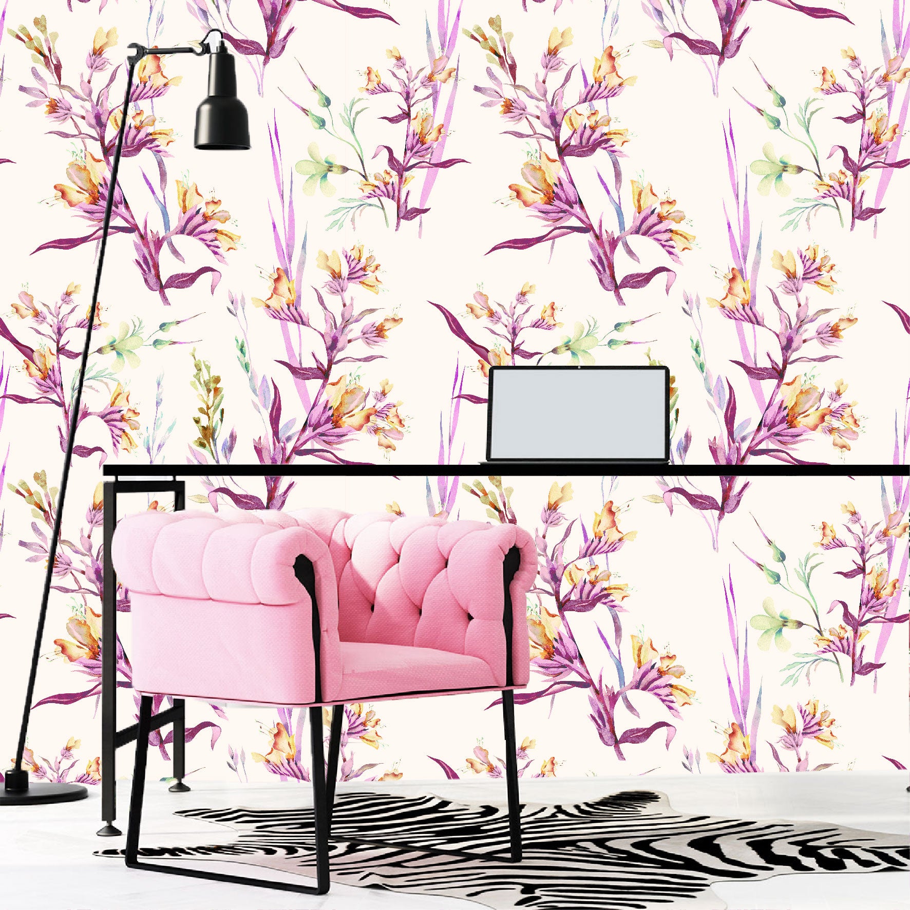 Mural Flor de Blueweed - MT238