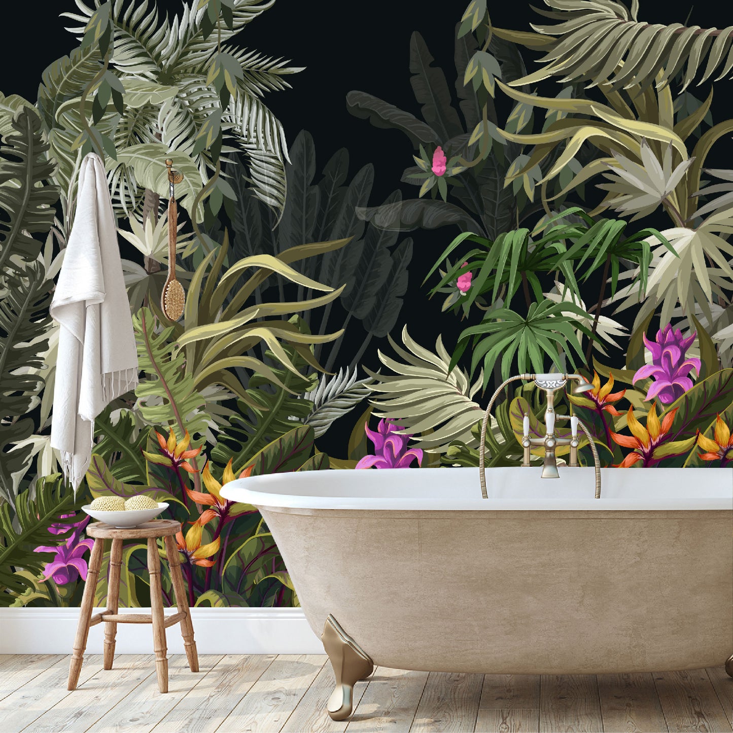 Vinilo Mate Selva Tropical 084