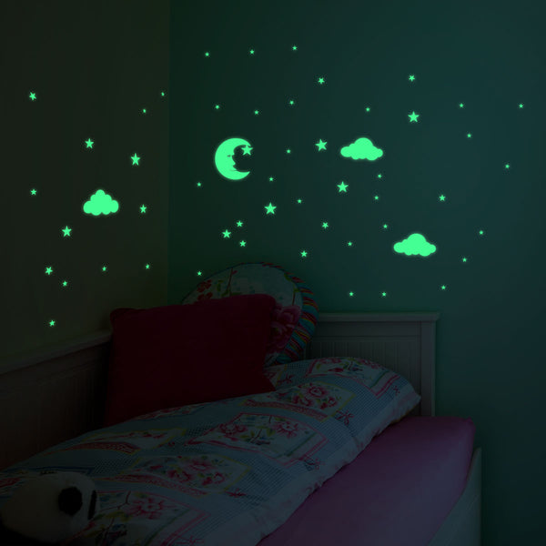 Luna y Nubes con estrellas - VF030