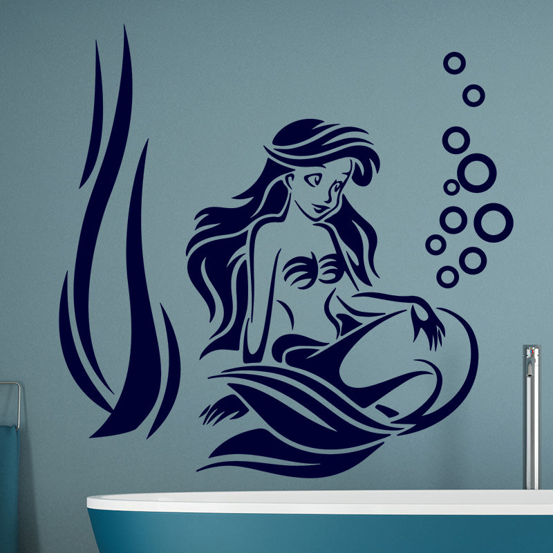 Vinilo Decorativo Sirenita - VDC035