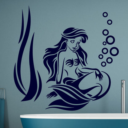 Vinilo Decorativo Sirenita - VDC035