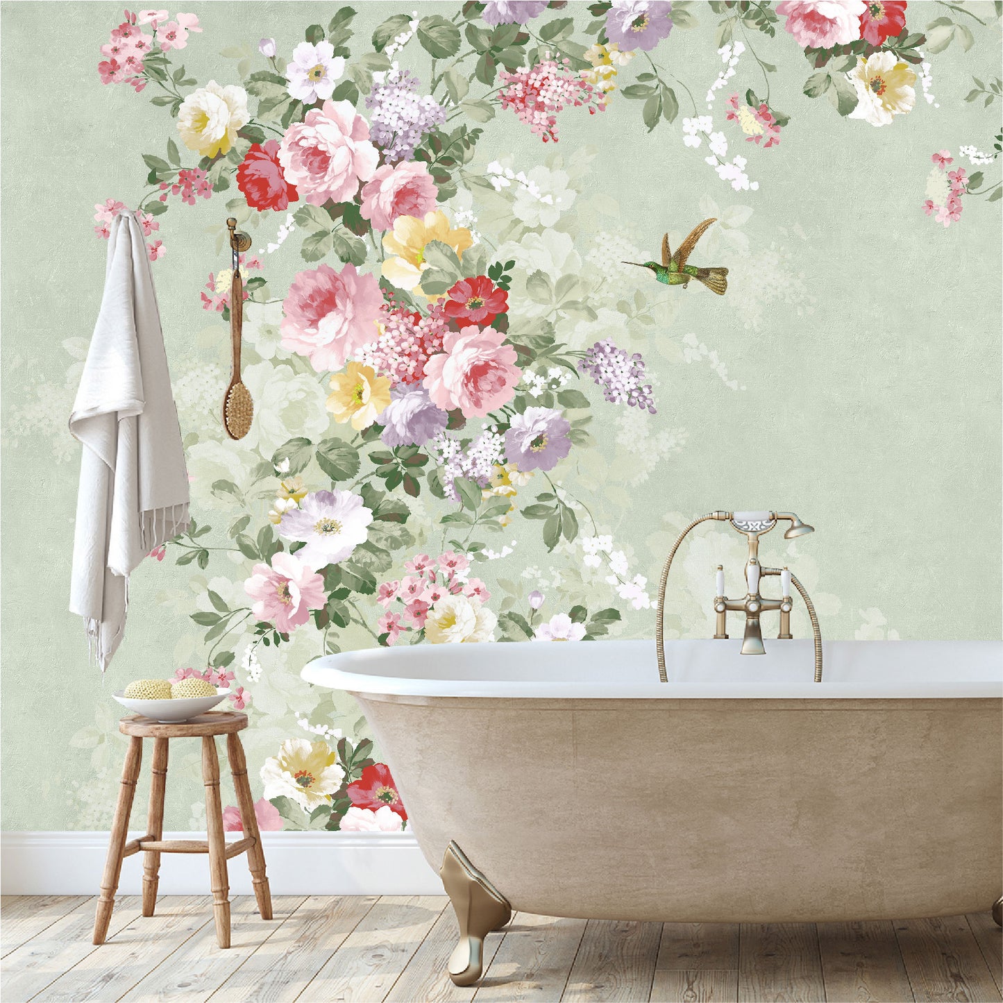 Mural Flores Vintage - MT398