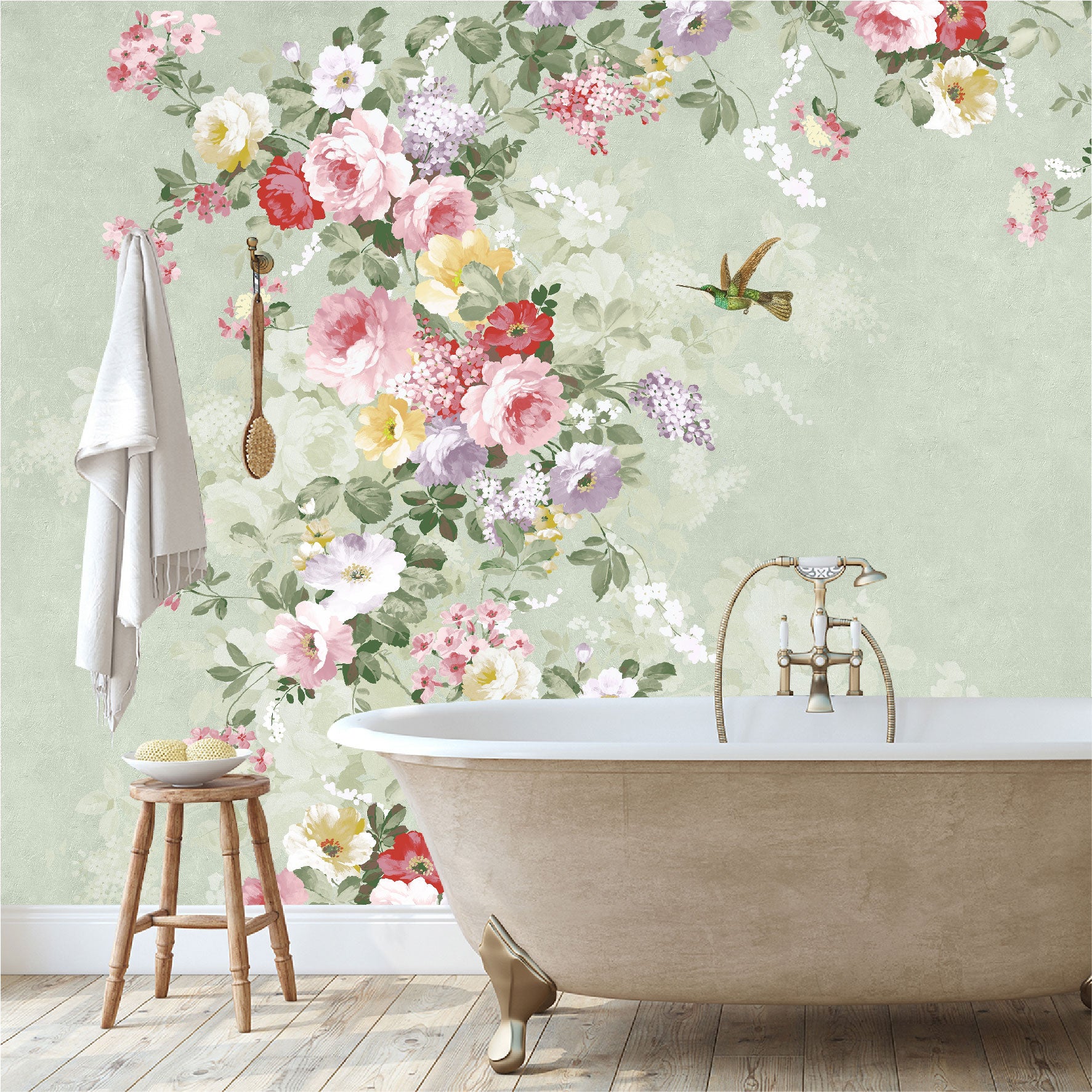 Mural Flores Vintage - MT398