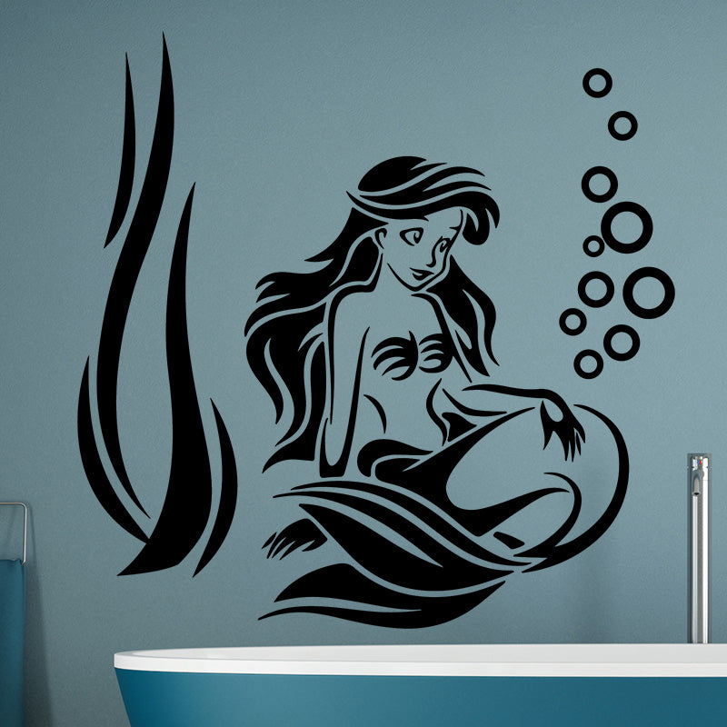 Vinilo Decorativo Sirenita - VDC035