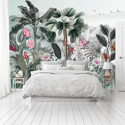 Mural Tropical Jungla Exótica  - MT580