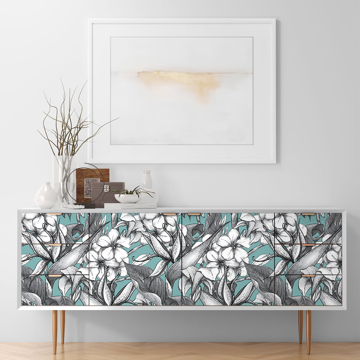 Vinilo Tropical para Muebles - M1617