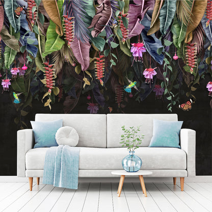 Mural Lluvia de flores tropicales - MT491
