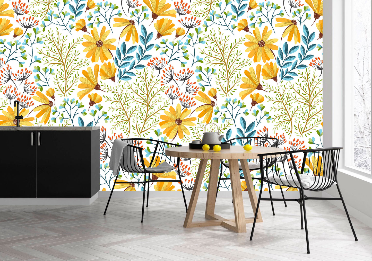 Vinilo Mate Boho Floral - Modelo 1208