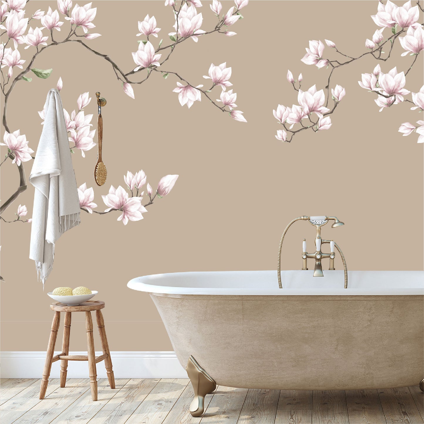 Mural Ramas Florales - MT374