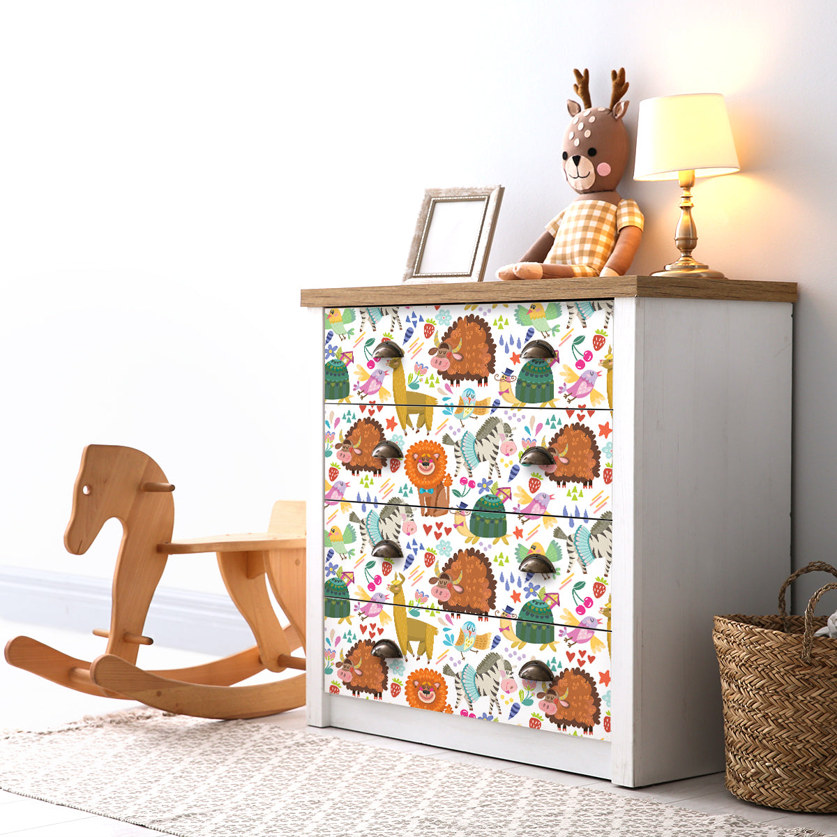 Vinilo para Muebles Animales Enamorados - MI127