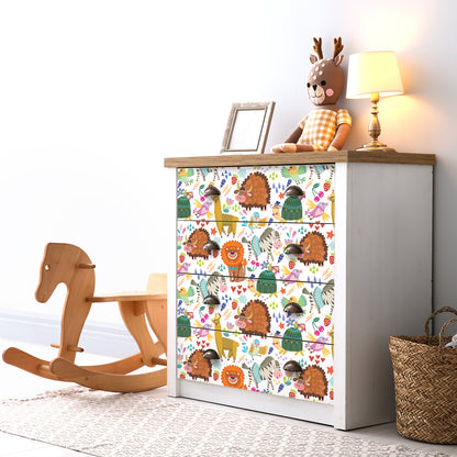 Vinilo para Muebles Animales Enamorados - MI127