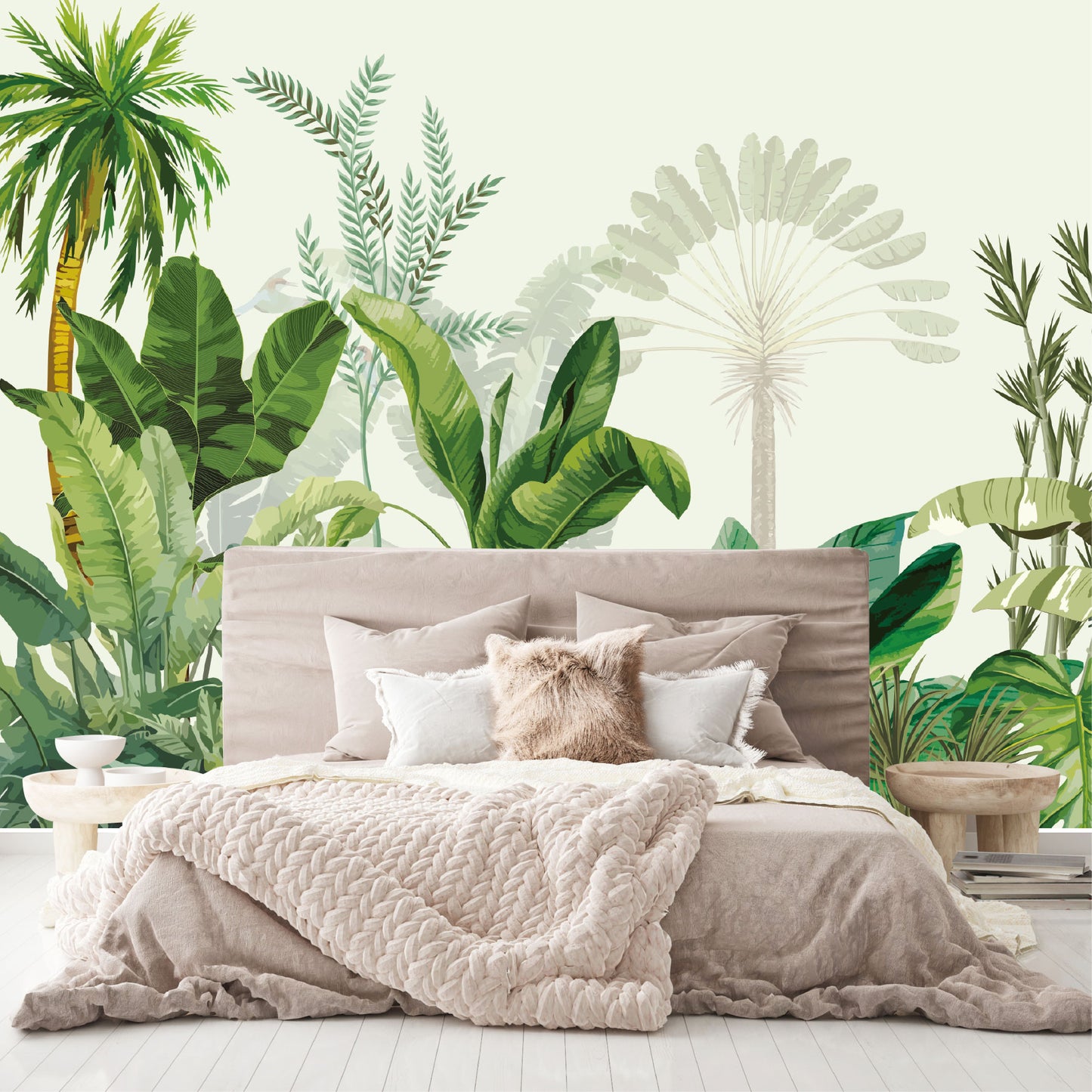 Mural Selva Tropical Ilustrada - MT575