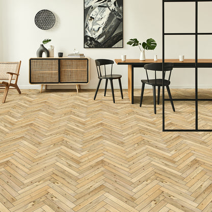 Vinilo Alto Transito Modelo Simil Madera Espiga Clara 100x100cm - ATM352