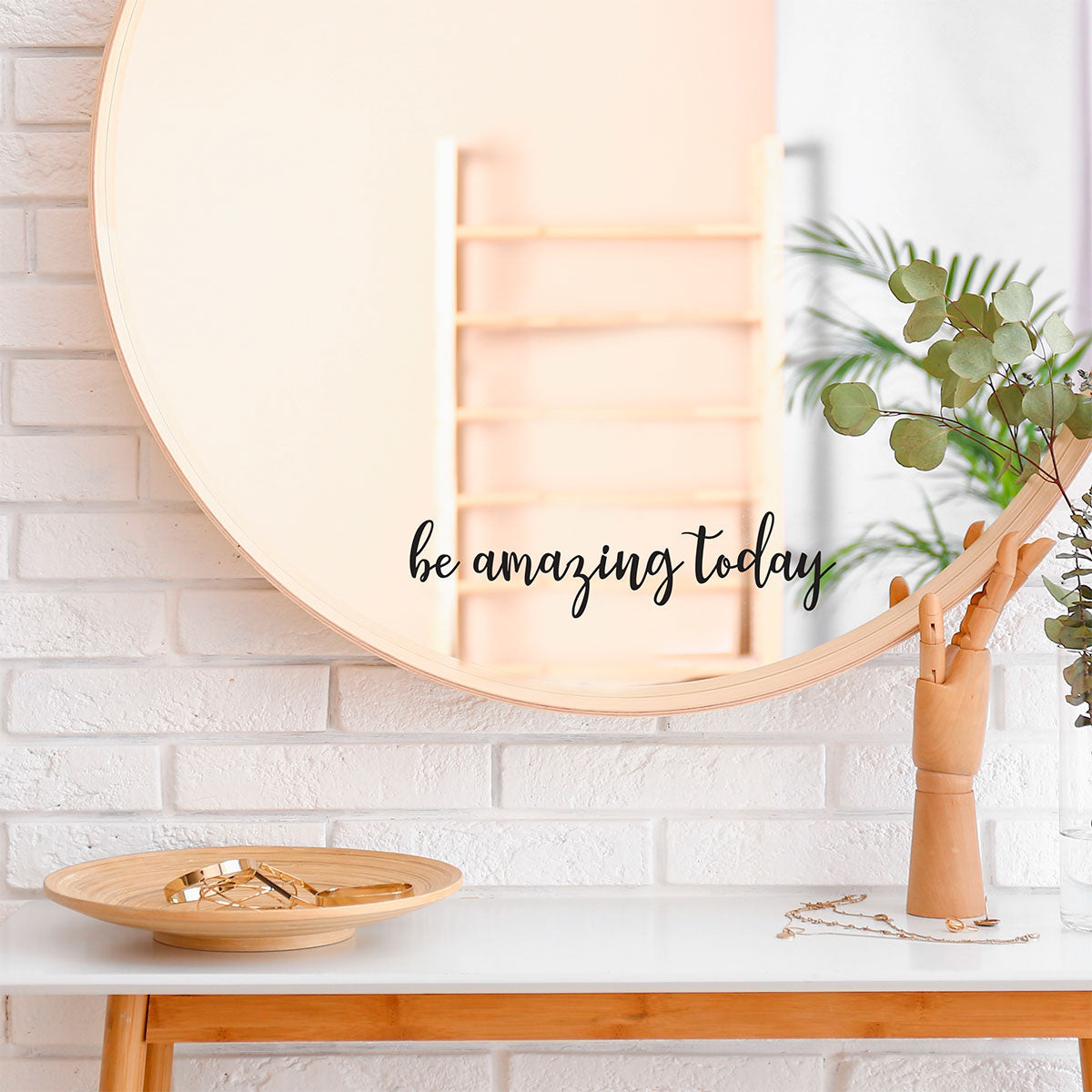 Vinilo Decorativo Frase "be amazing today" - VDC056