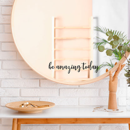 Vinilo Decorativo Frase "be amazing today" - VDC056