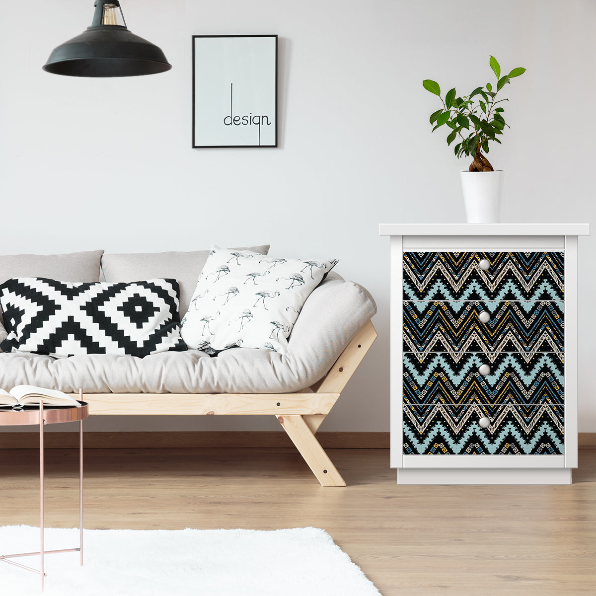 Vinilo para Muebles Étnico - MET2296