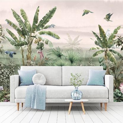 Mural Jungla Tropical Acuarelada - MT314