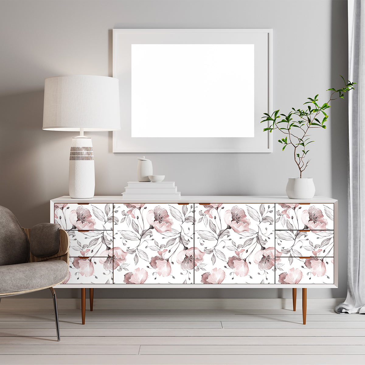 Vinilo Tropical para Muebles Modelo 1568