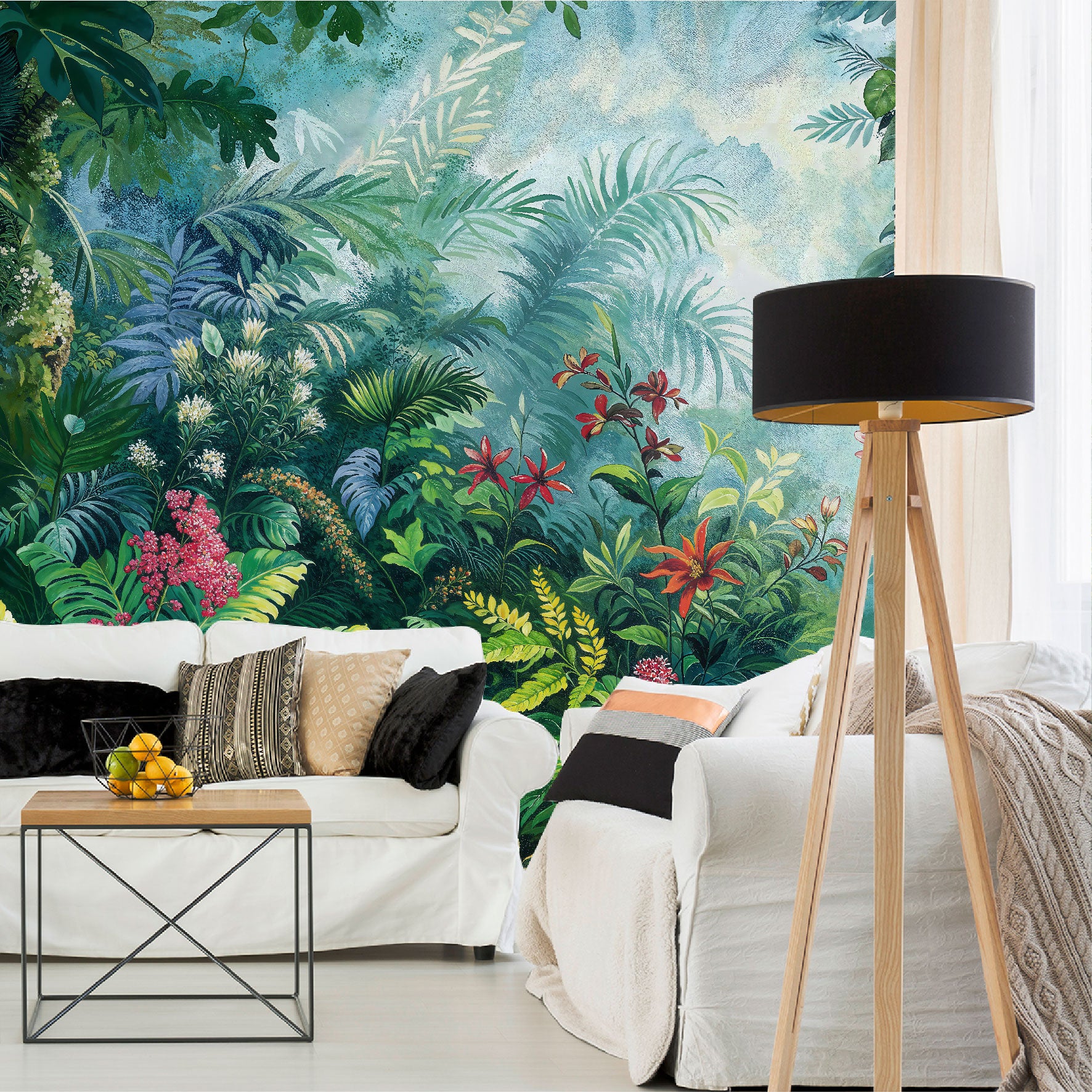 Mural Tropical Jungla Vibrante - MT555