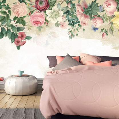 Mural Tropical Enredadera de Rosas - MT221