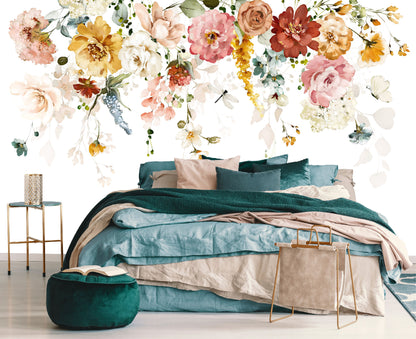 Mural Botánico Flores de Jardín - MT173