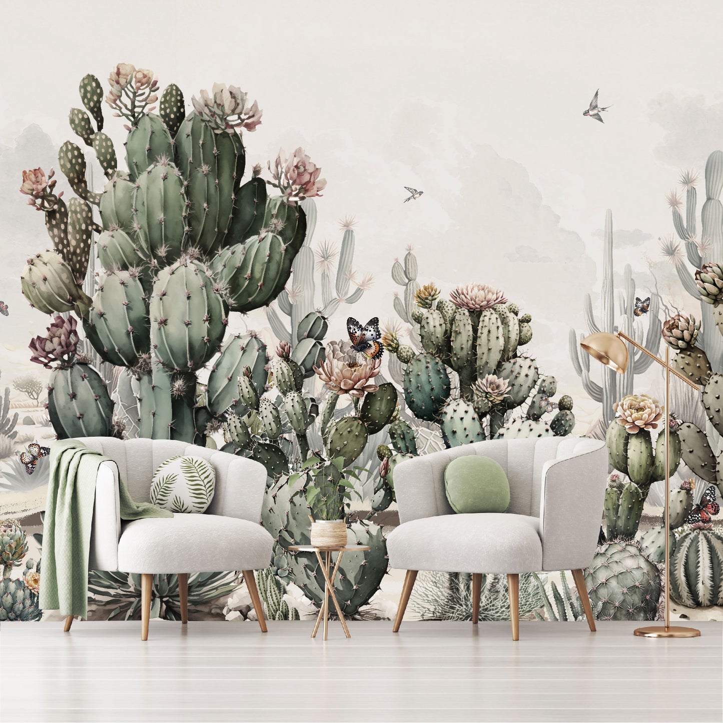 Mural Tropical Cactus - MT393
