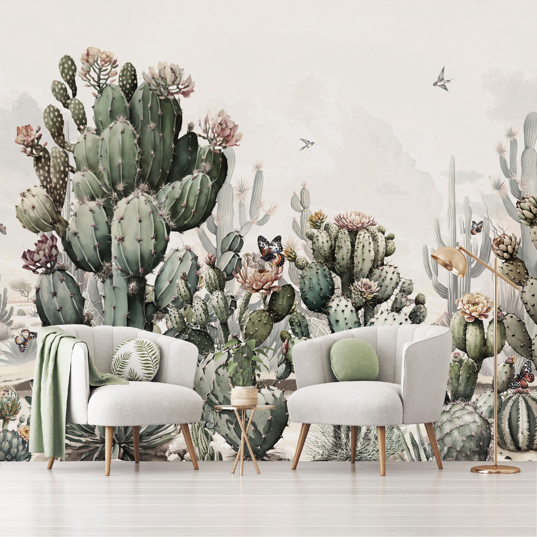 Mural Tropical Cactus - MT393